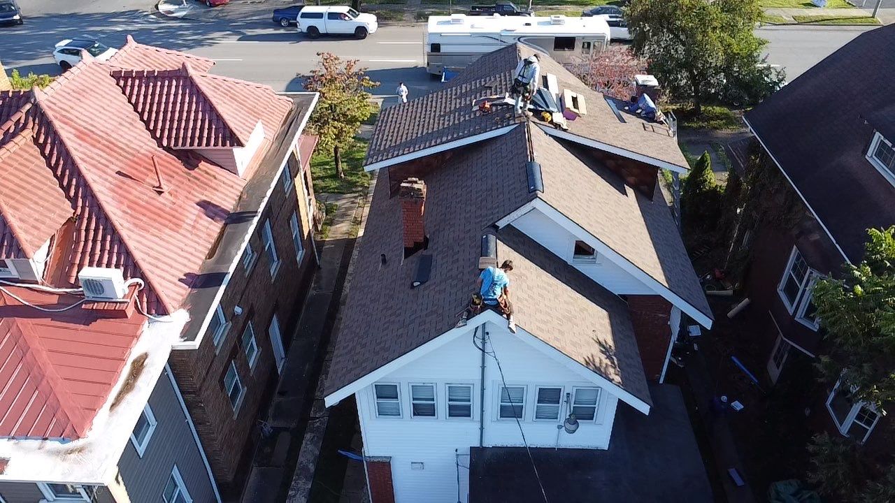 Adkins Project  by Fahey Roofing + Contracting