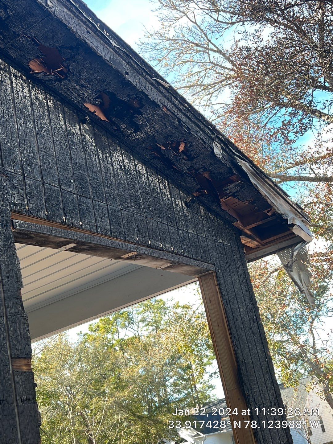 Fire Damage using CertainTeed Landmark Georgetown Gray 3/S by RGR Construction and Roofing, LLC