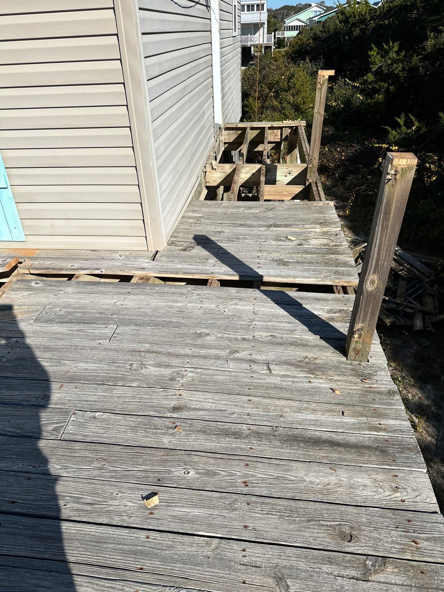 Deck Construction in Oak Island, NC | Coastal Outdoor Living Project by RGR Construction and Roofing, LLC