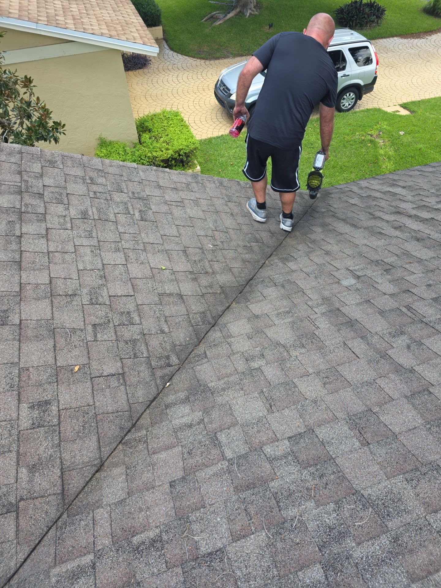 REPLACE NON APPROVED SKYLIGHT ALONG WITH CLOGED GUTTER by Morton Roofing, Inc.