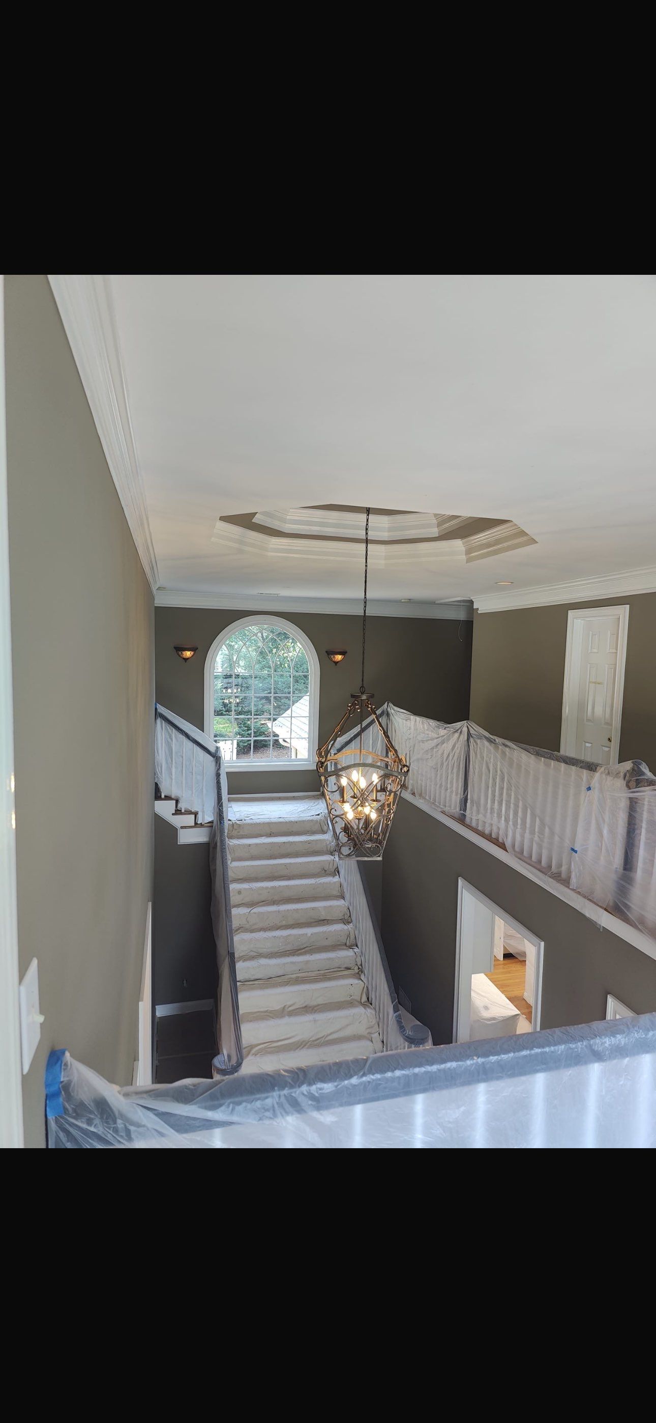 Full Interior Home Painting and Screened Porch Refinishing in Alpharetta by Swift Home Renovations