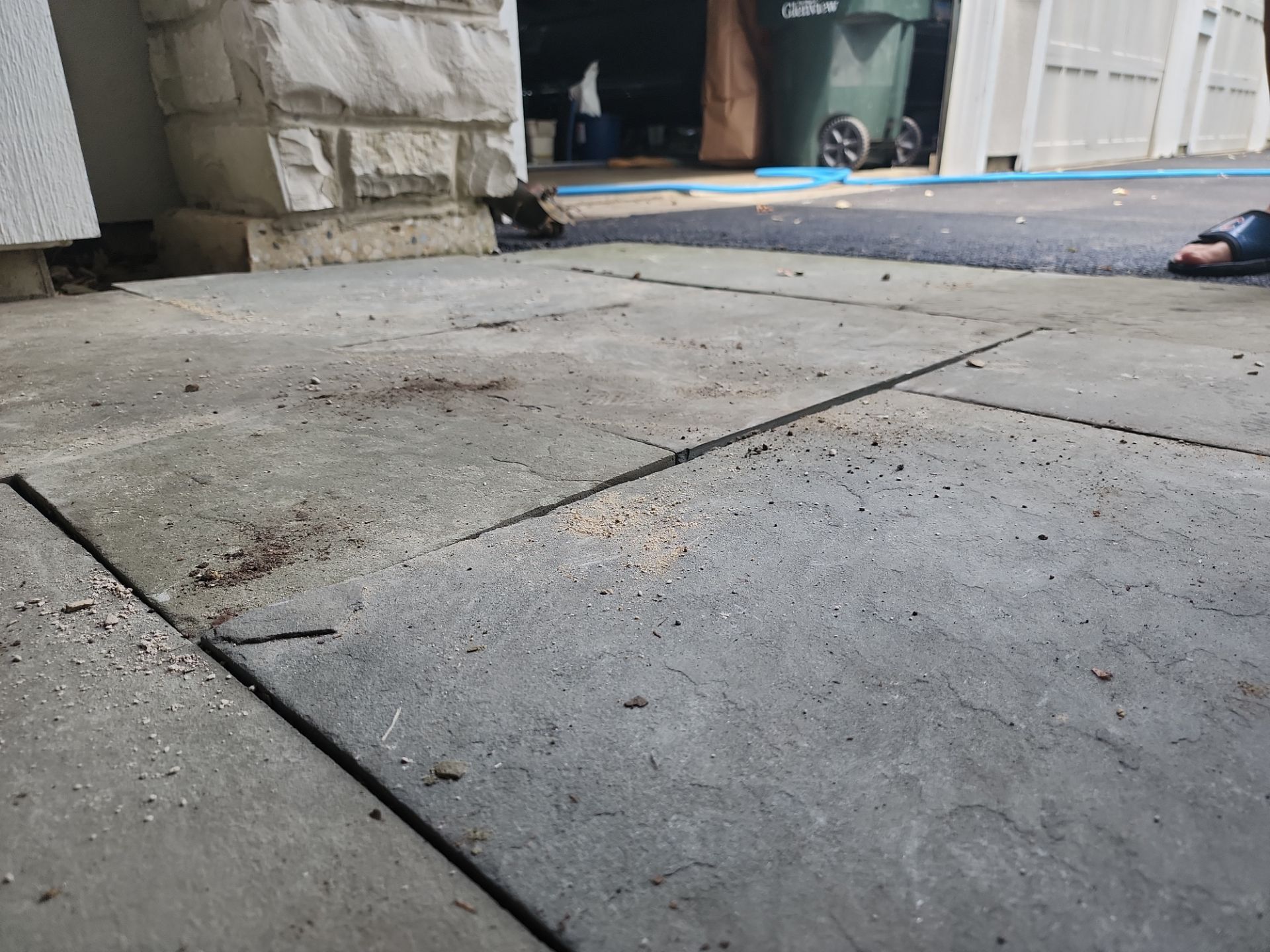 Glenview stone repair, and cleaning by Northern Power Washing LLC.