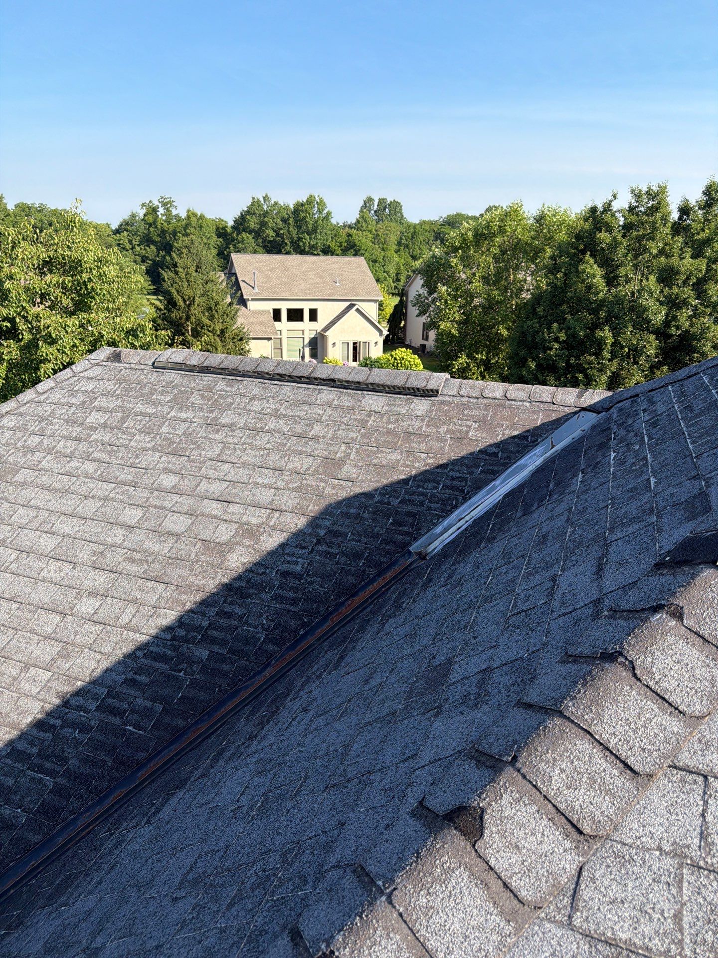 Asphalt Shingle Roof Replacement for Stucco Residence in Westerville by Assured Restoration