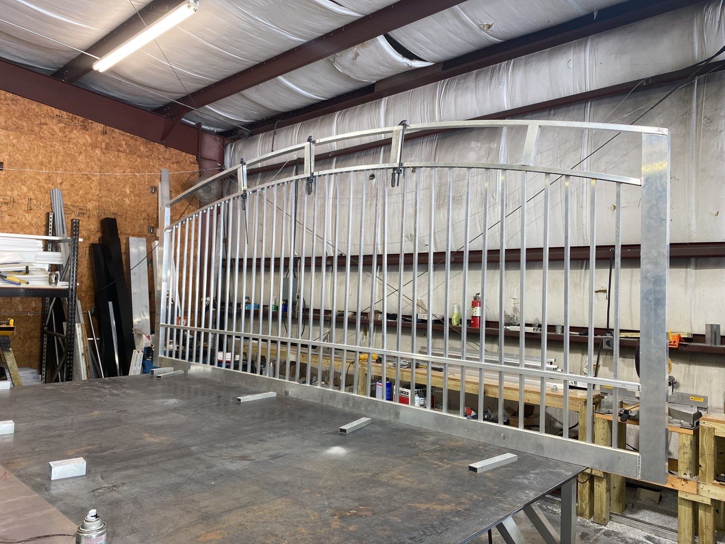 Bradenton, FL 5ft. to 6ft. Sunrise Arch Entry Gate by Asap fence and gates, LLC