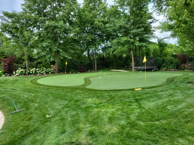 Duet of greens in New Albany, OH