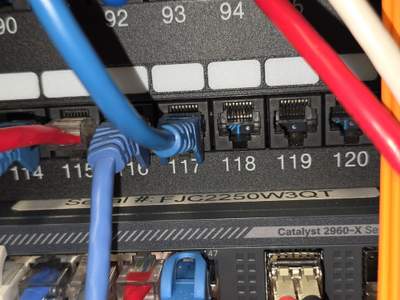 Structured cabling installation by CimaSolutions