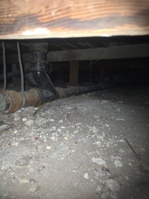 Installing New Bathroom Fixtures and Checking Piping Underneath