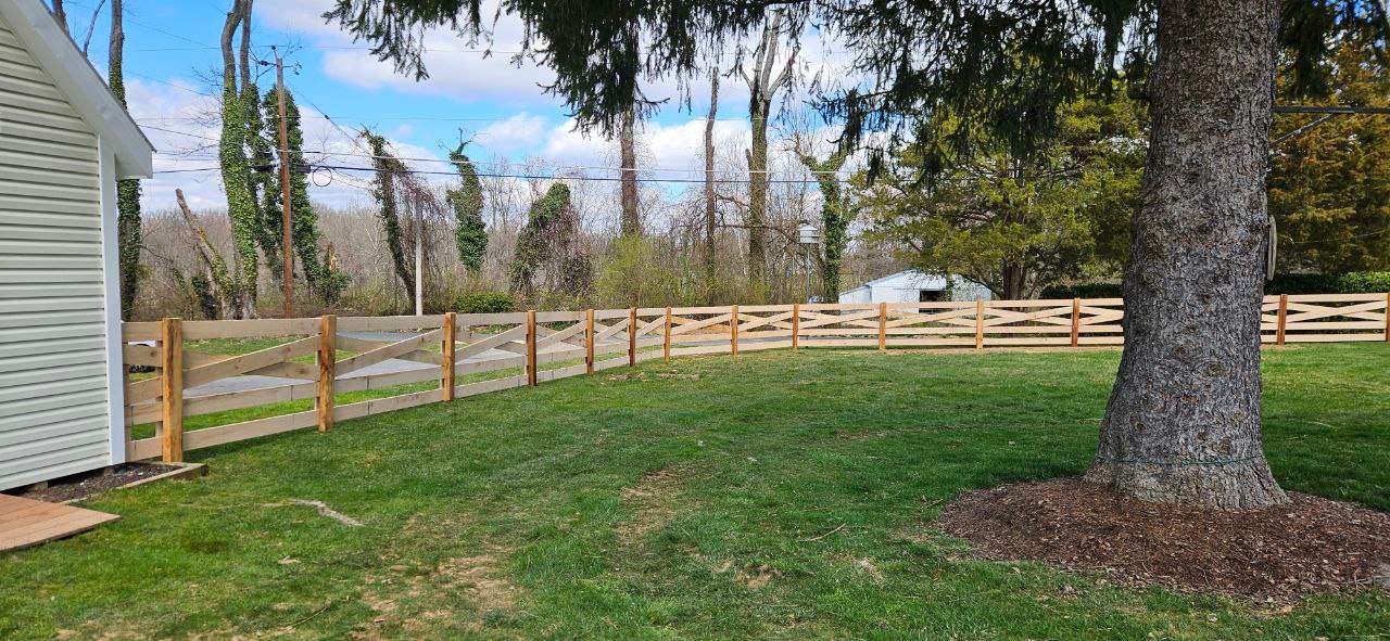 5 Board Cross Buck by Kingdom Fence & Supply
