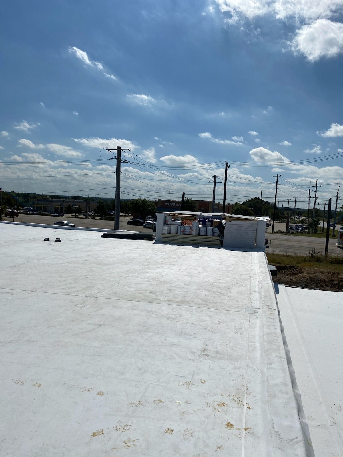 Bank of America - Commercial Roofing Installation using GAF Everguard TPO by Roof Experts