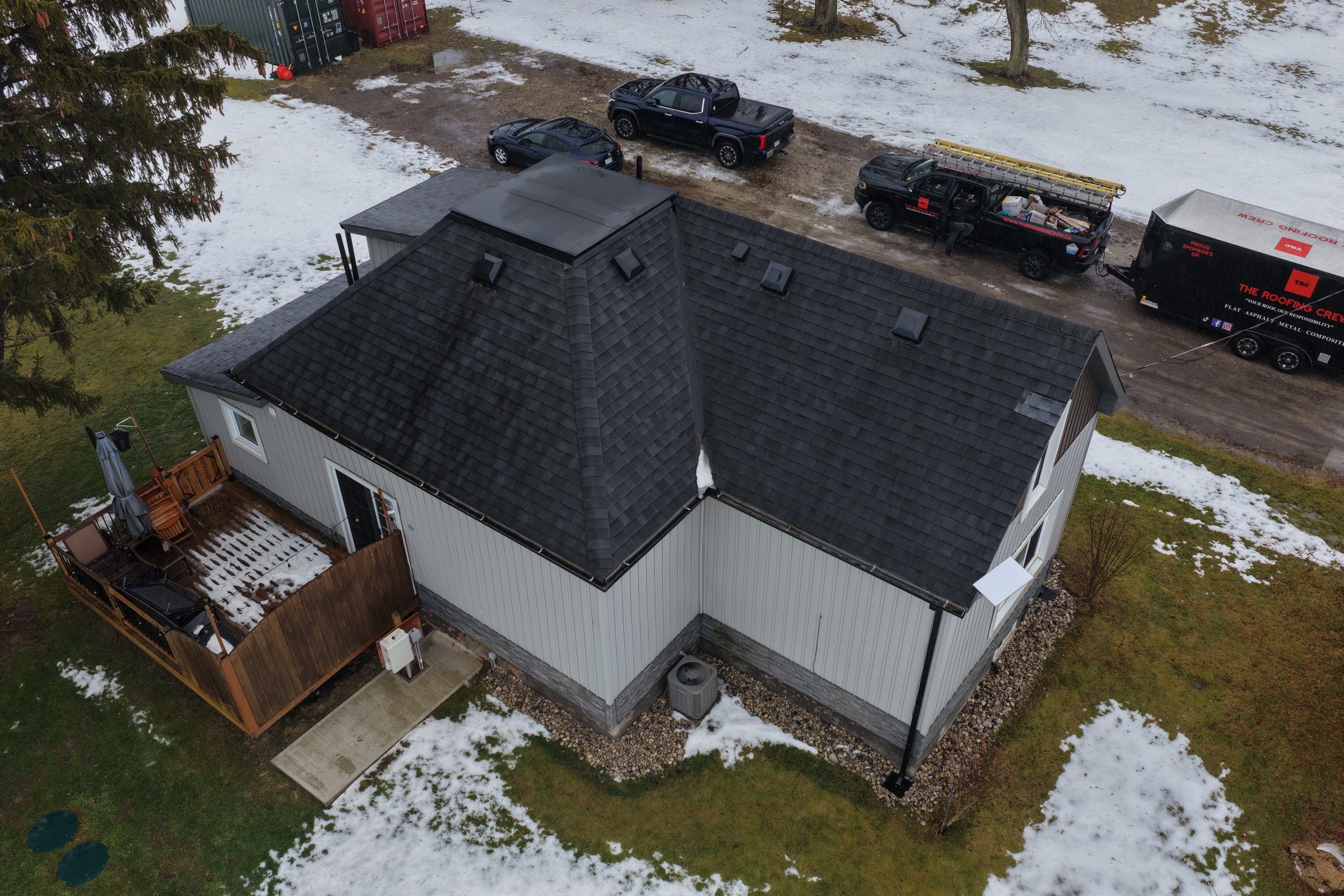 Project in Hamilton by The Roofing Crew