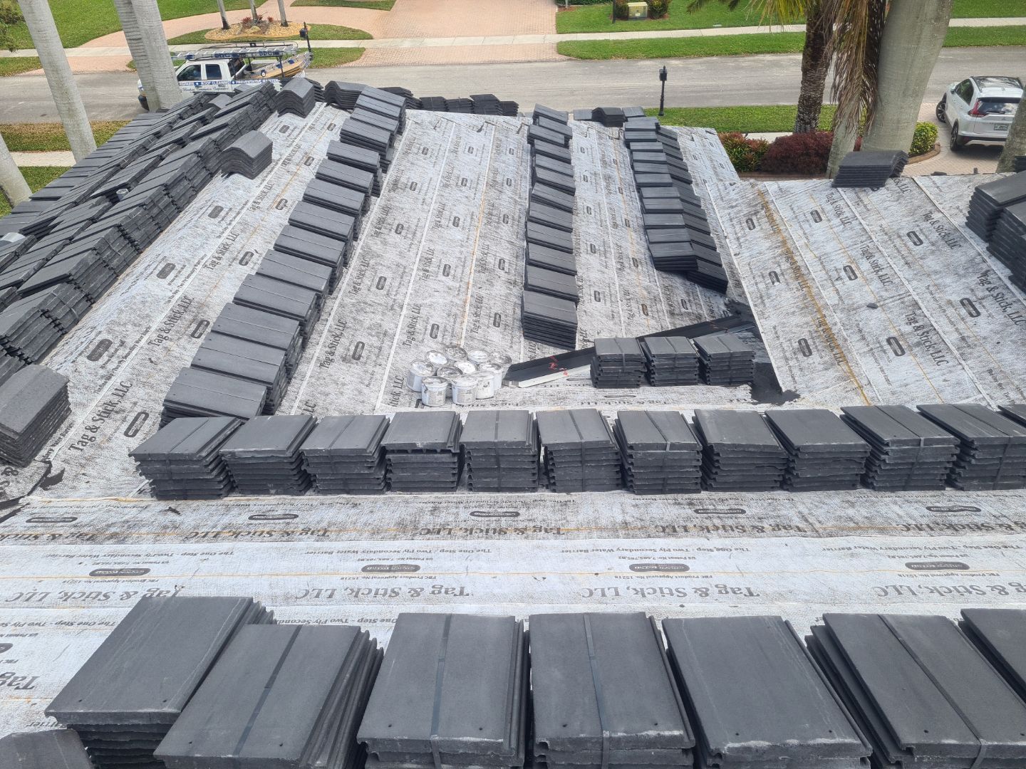 Residential Roofing Installation using Eagle Roofing Tile by BLUES BROTHERS ROOFING