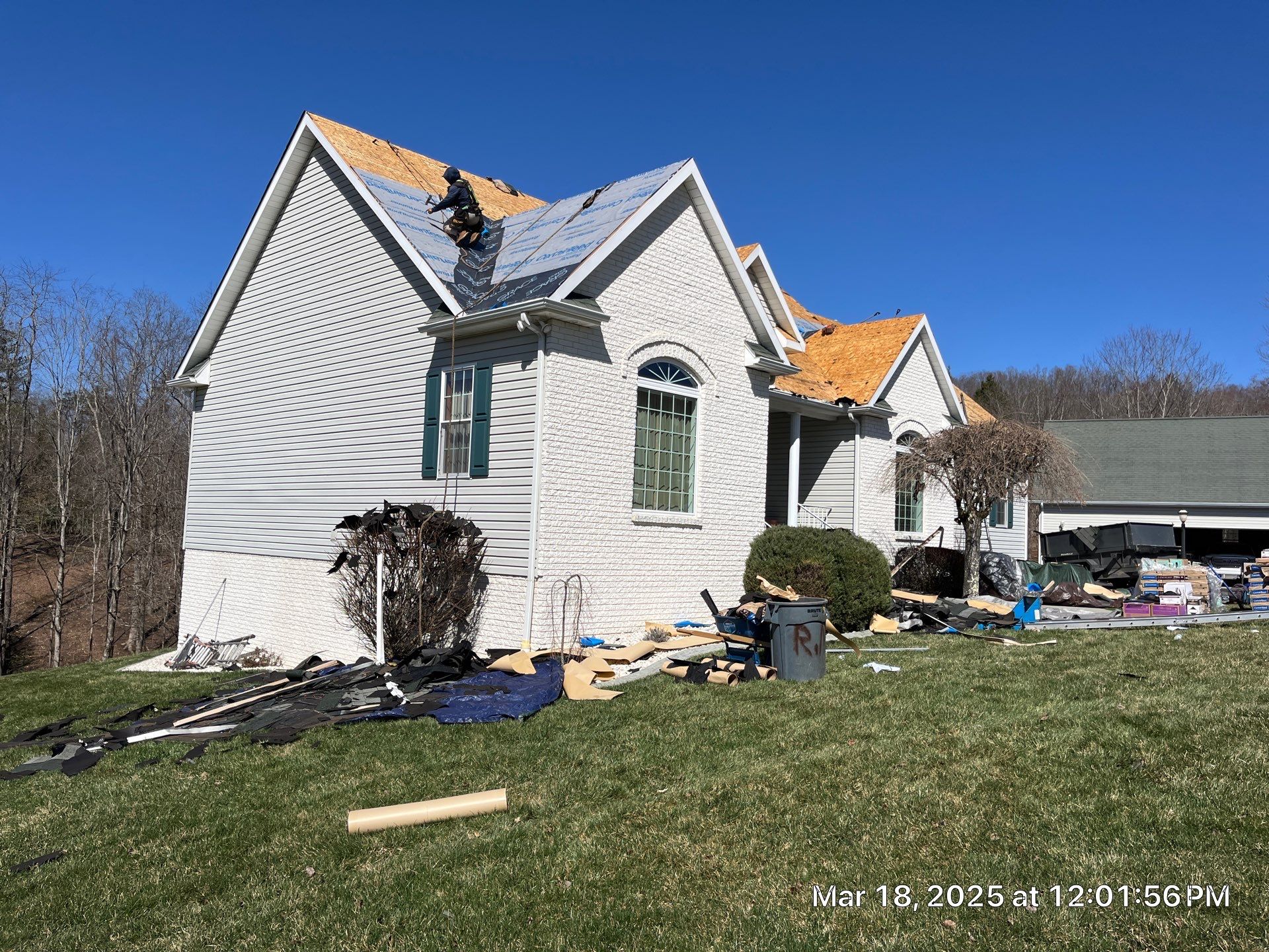 Residential Roofing Installation using Certainteed Landmark Pro Shingles by Fahey Roofing + Contracting