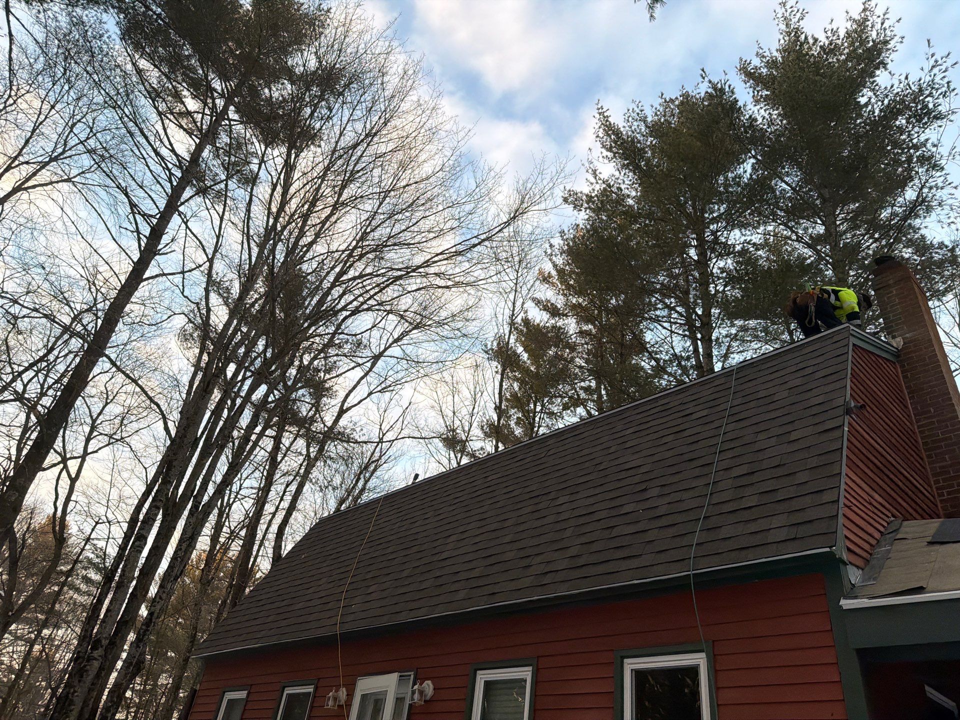 Strafford New Hampshire - IKO Roof Install by Tall pine roofing