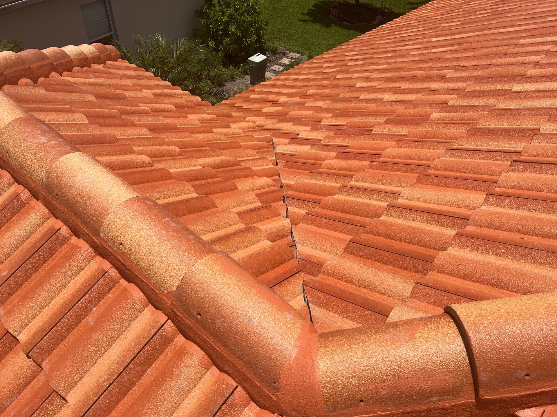 Residential Roofing Installation using Villa 900 Mission Sunset Tile by Durabilis Roofing INC