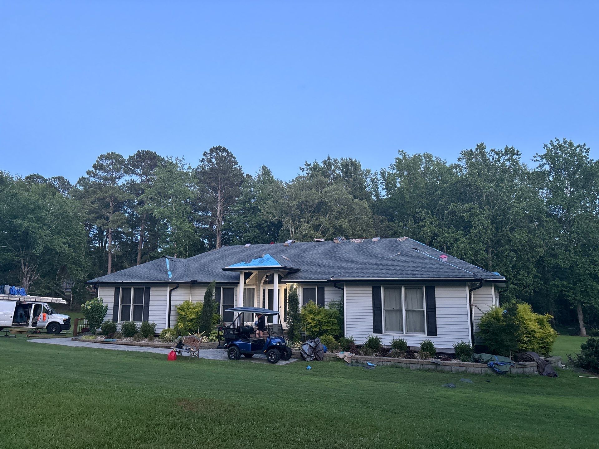 Asphalt Shingle Roof Replacement and Decking Repair in Edgefield by Roofers LLC