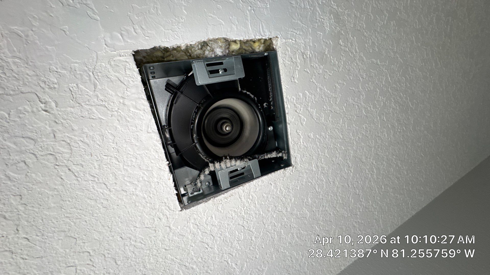 Air Duct Bath Fan Exhaust Cleaning in Orlando by Hygienic Air, Inc