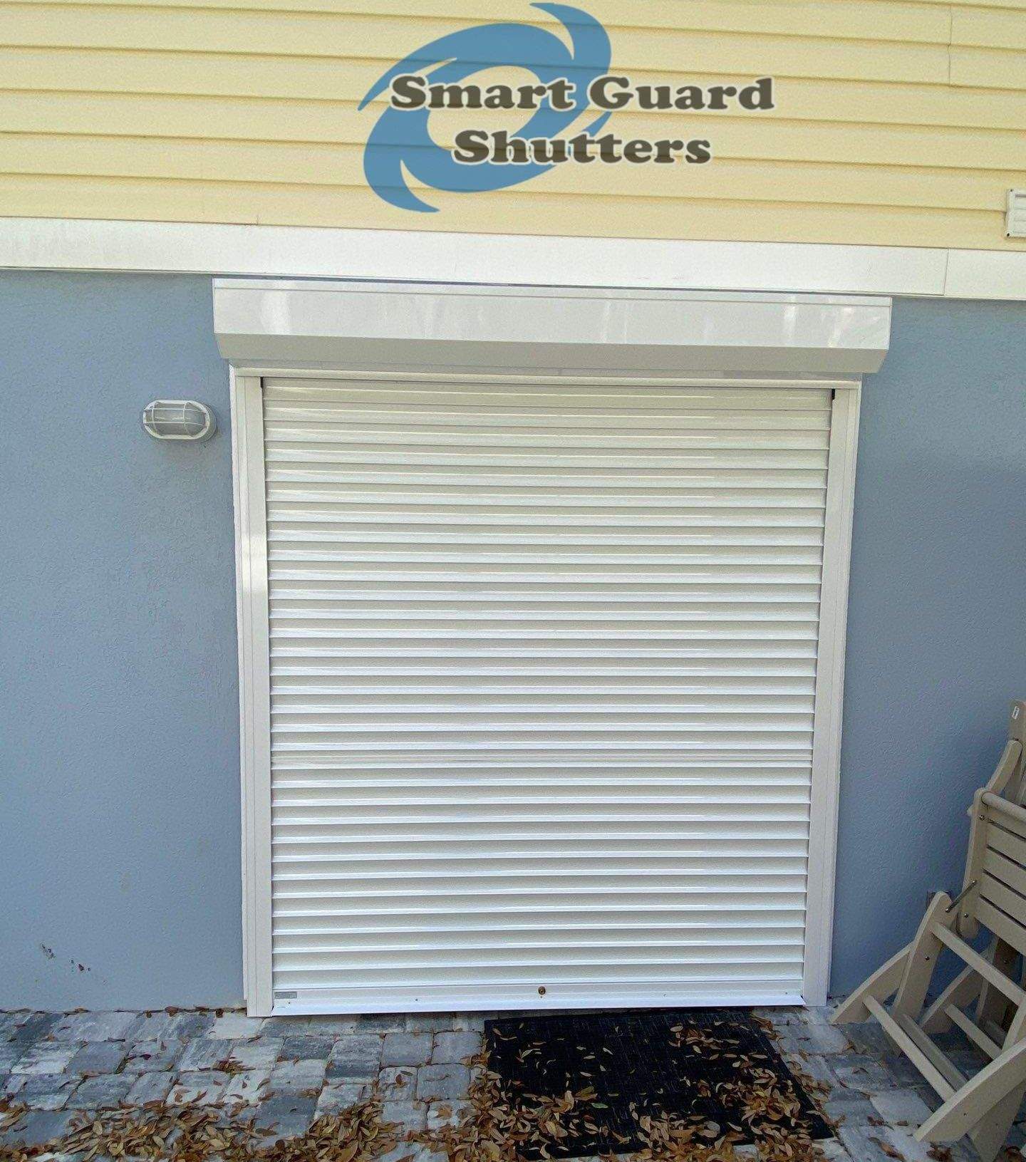 Hurricane Protection in White by Smart Guard Shutters