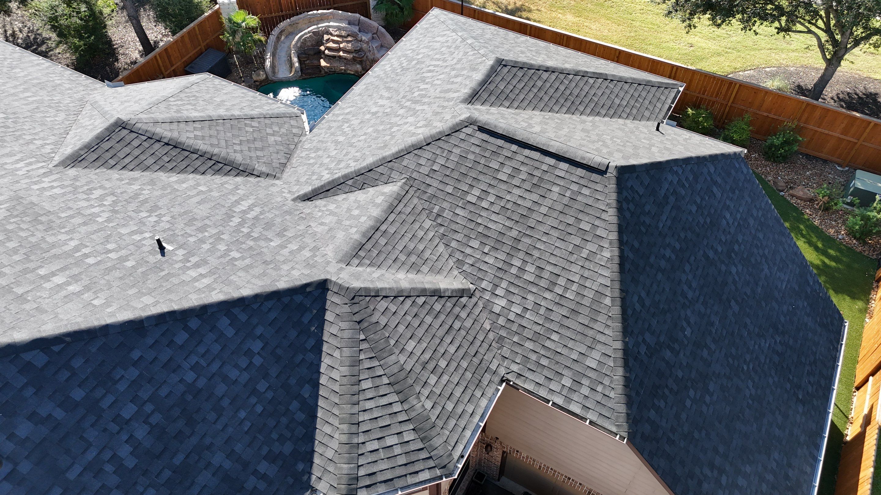 Residential Roofing Installation using IKO Dynasty by Core Four Roofing