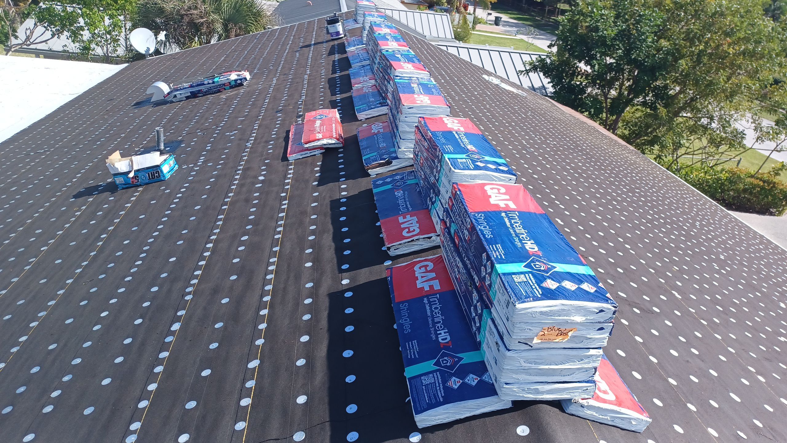 Residential Roofing Installation using GAF by BLUES BROTHERS ROOFING