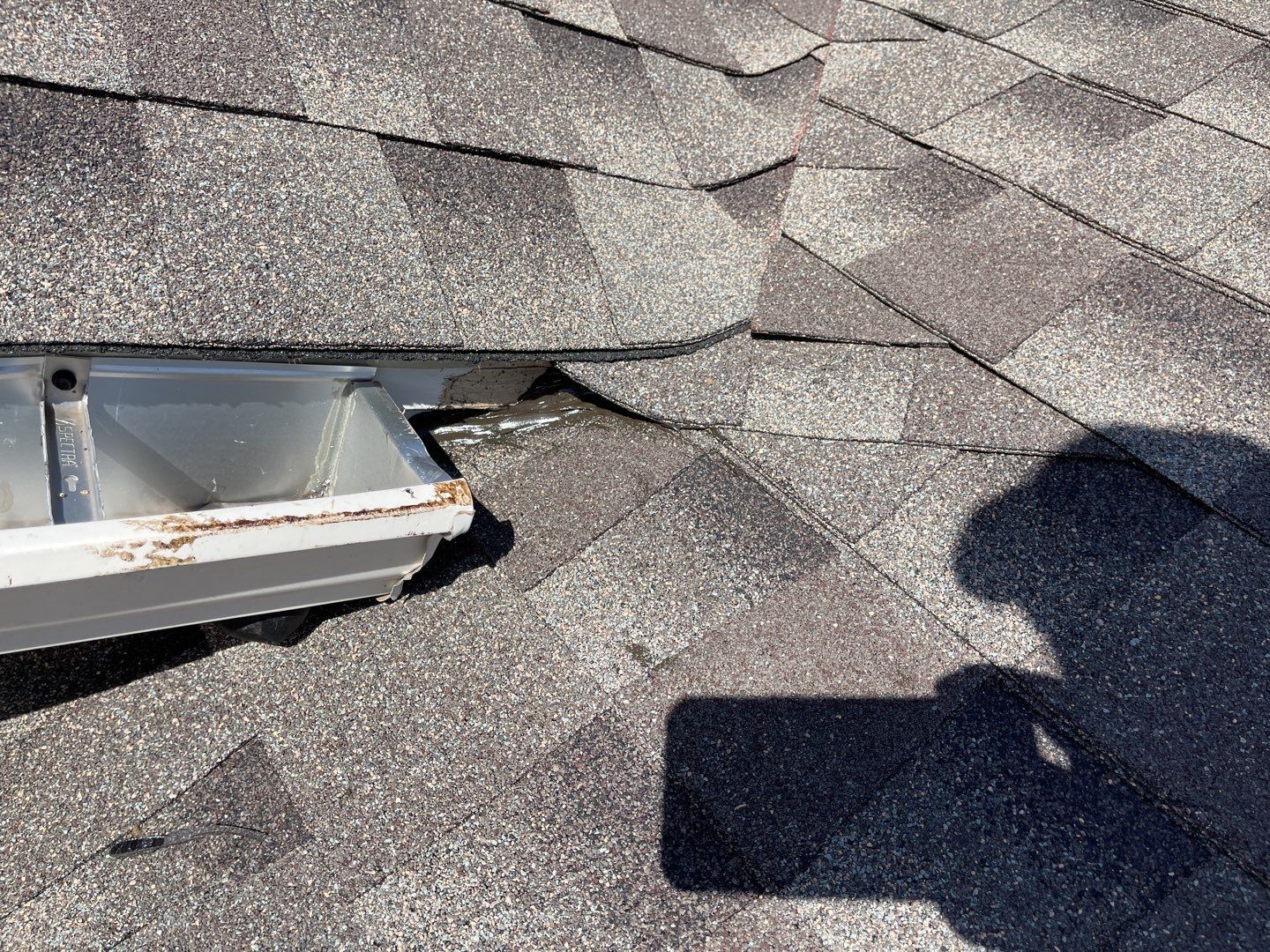Major storm damage required full roof replacement along with other exterior repairs by First United Roofing & Construction