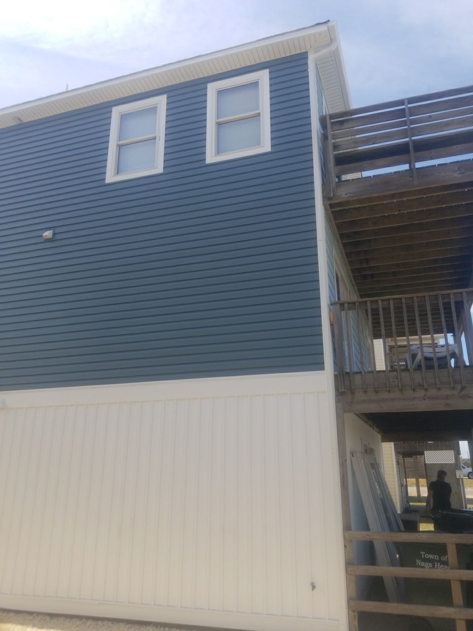 From Bland to Blue by Gallop Roofing & Remodeling, Inc.