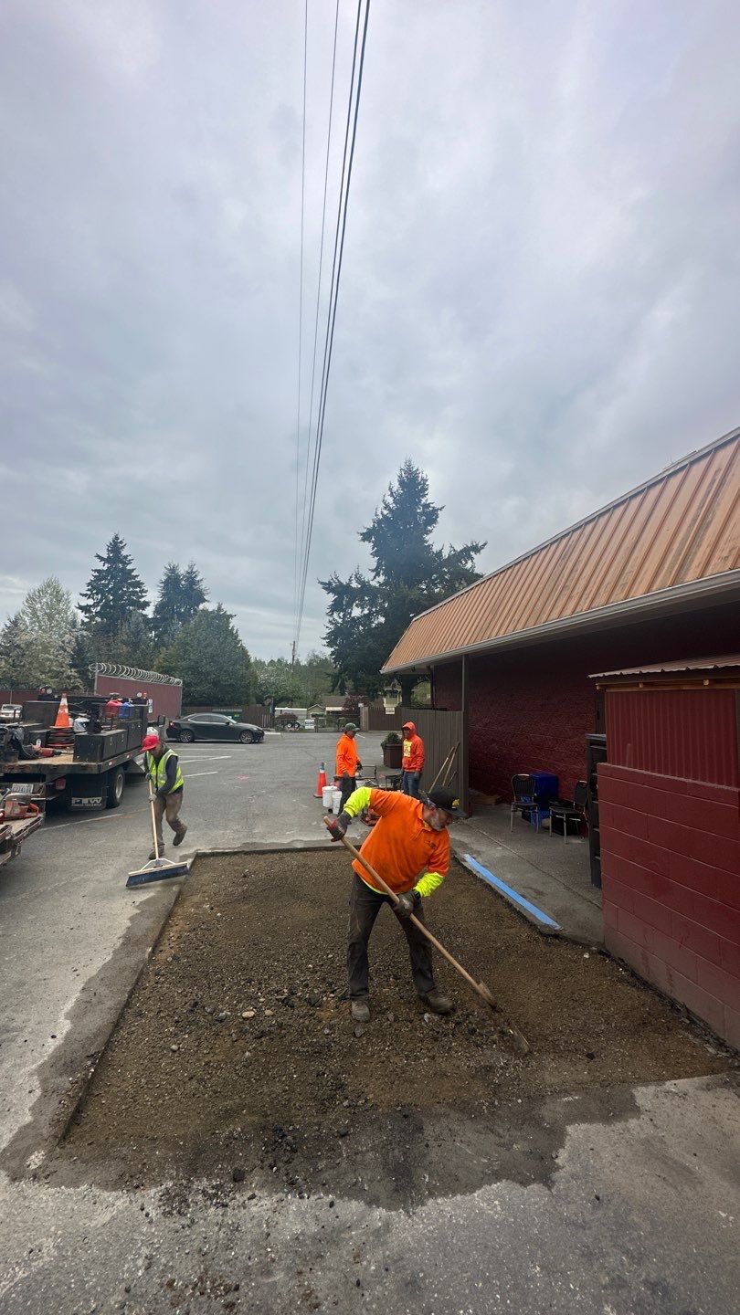 Lombardi's Restaurant/Bothell WA by Jireh Asphalt & Concrete Inc 