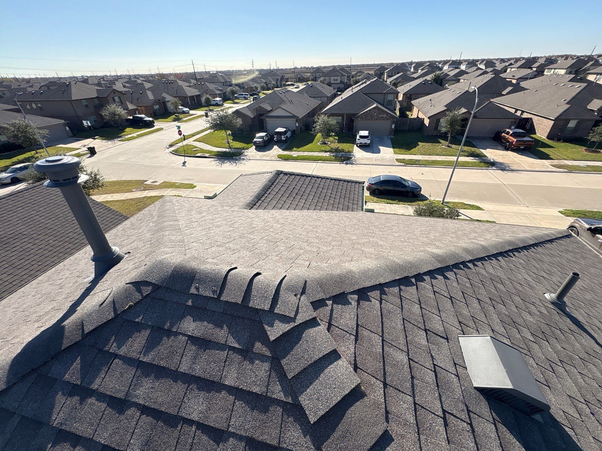 Residential Roof Replacement using GAF NATURAL SHADOW - WEATHERED WOOD by Elite Roofing LLC