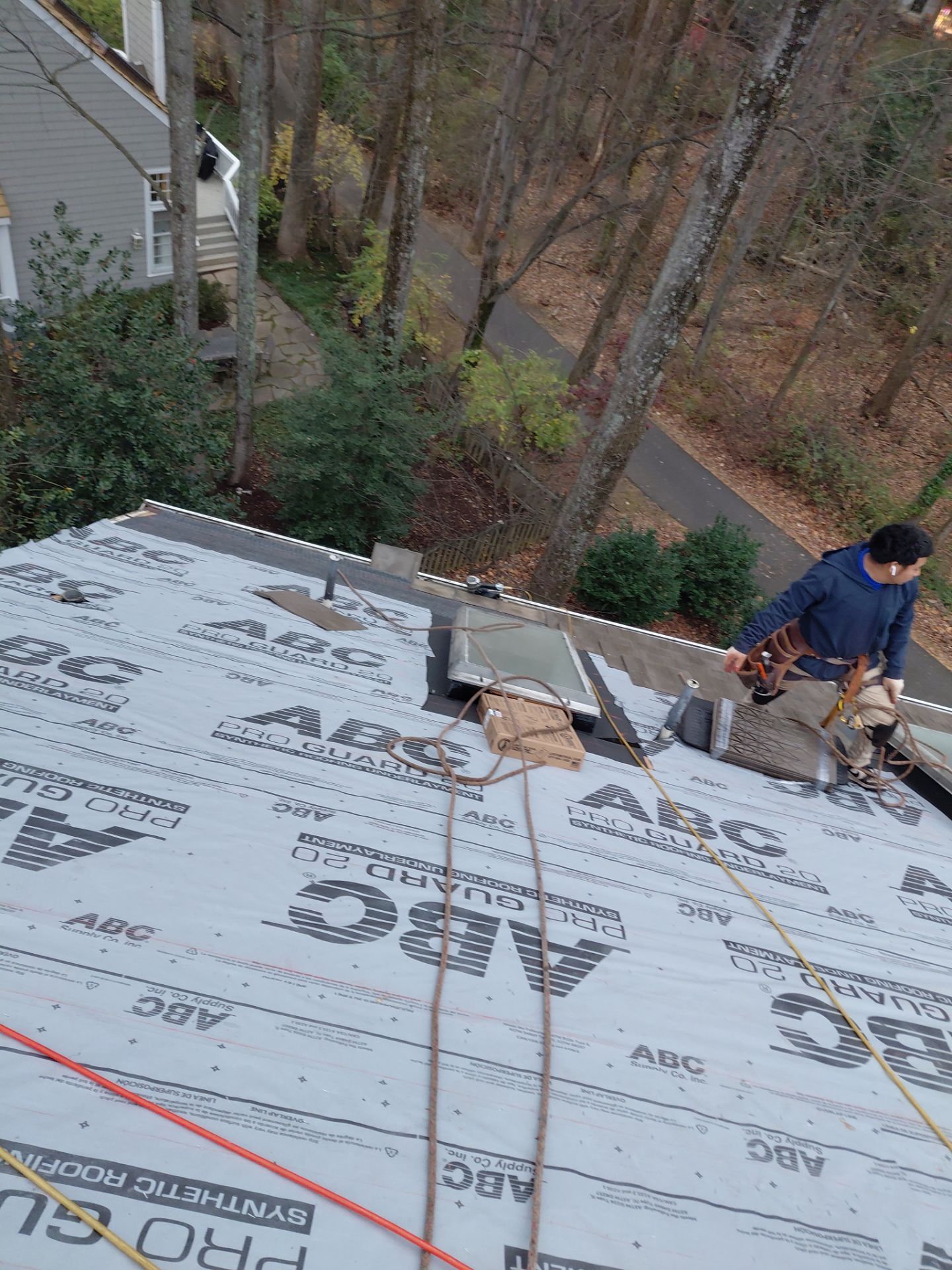 Reston :  Residential Roof Replacement with Brava Synthetic Cedar Shake Class C Natural  by RM Banning, Inc.
