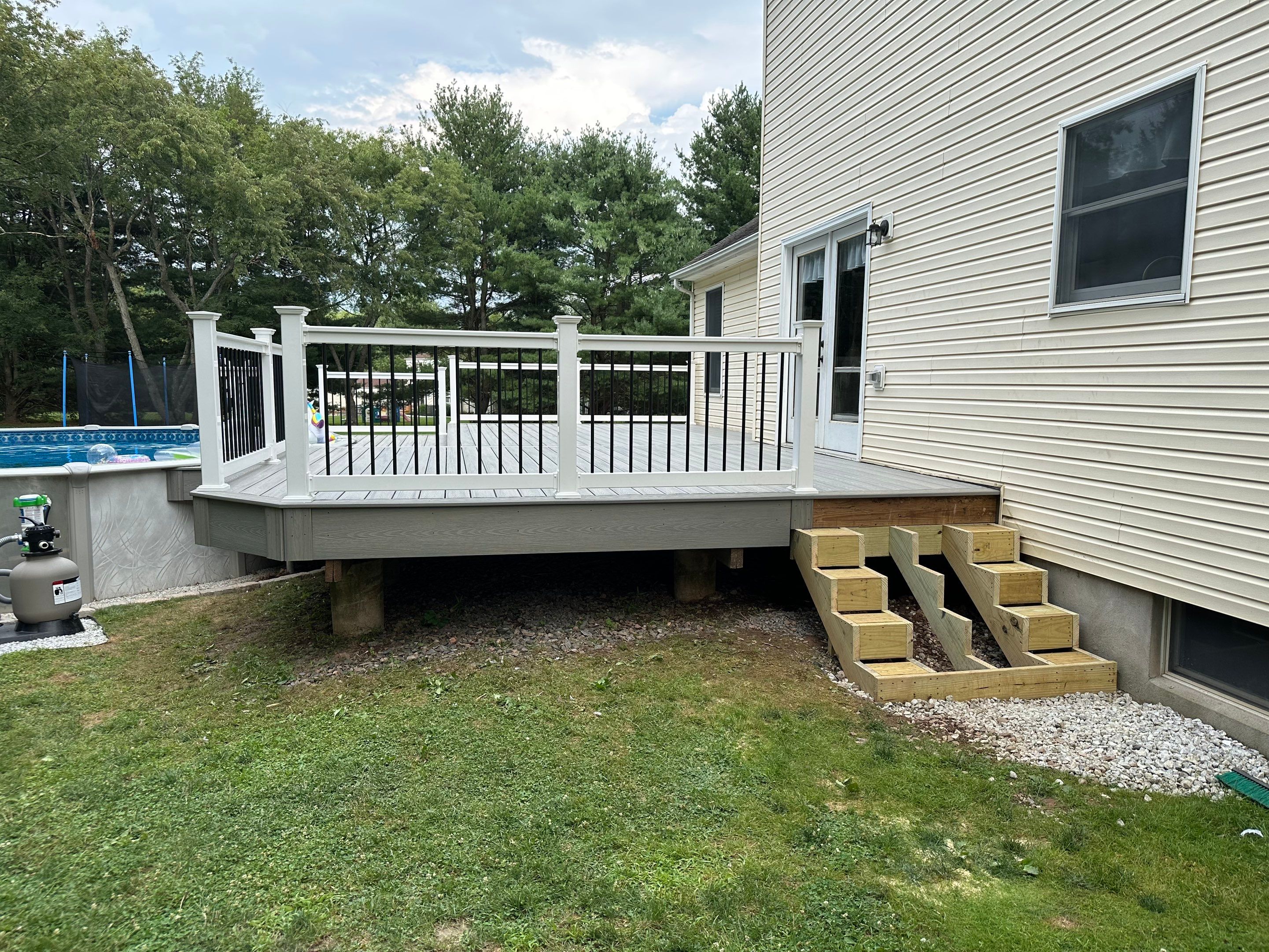 New Pool Deck IN Flemington by deck guardian