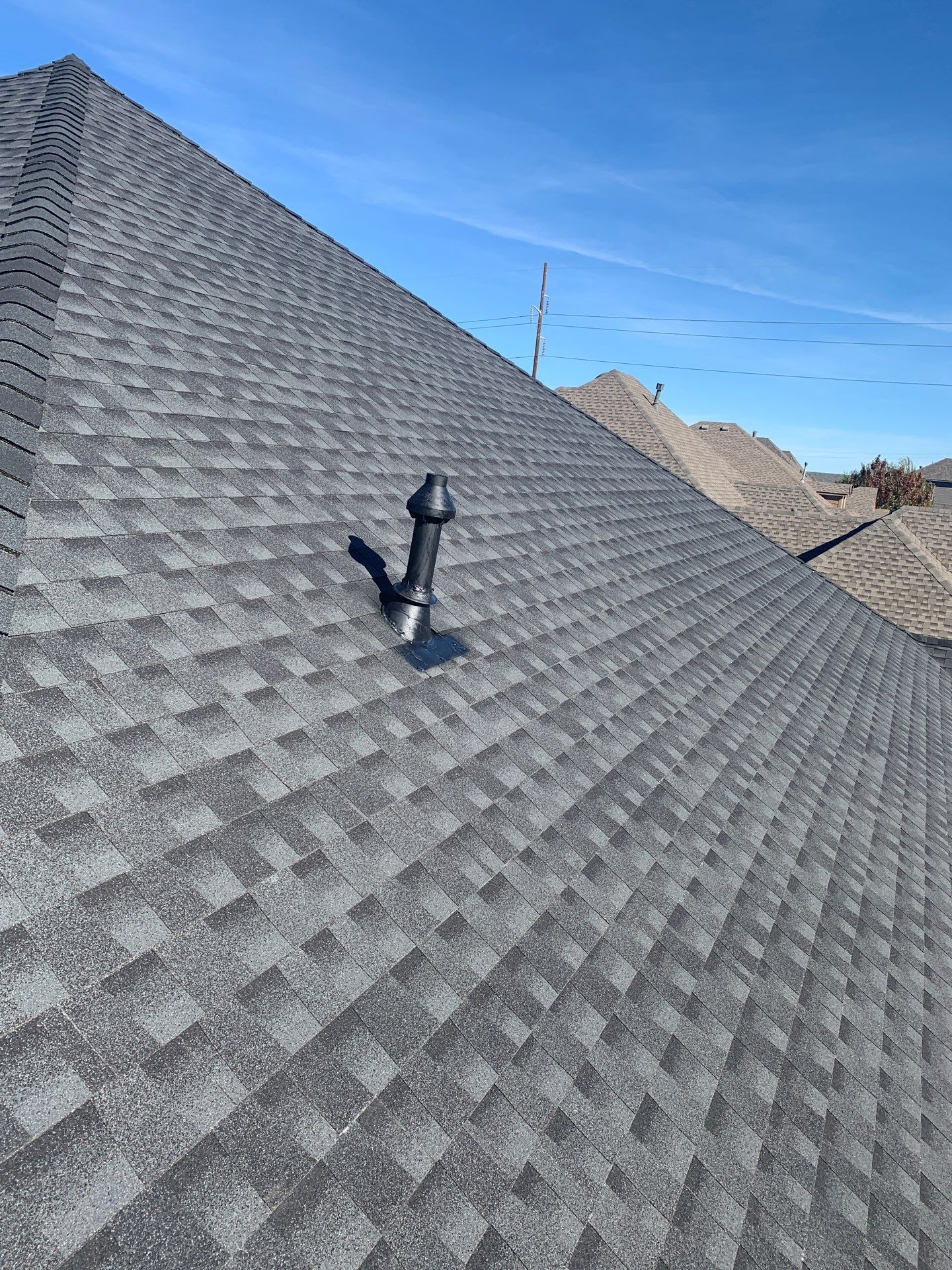 roof replacement & gutter installation in Edmond by McCann's Roofing and Construction