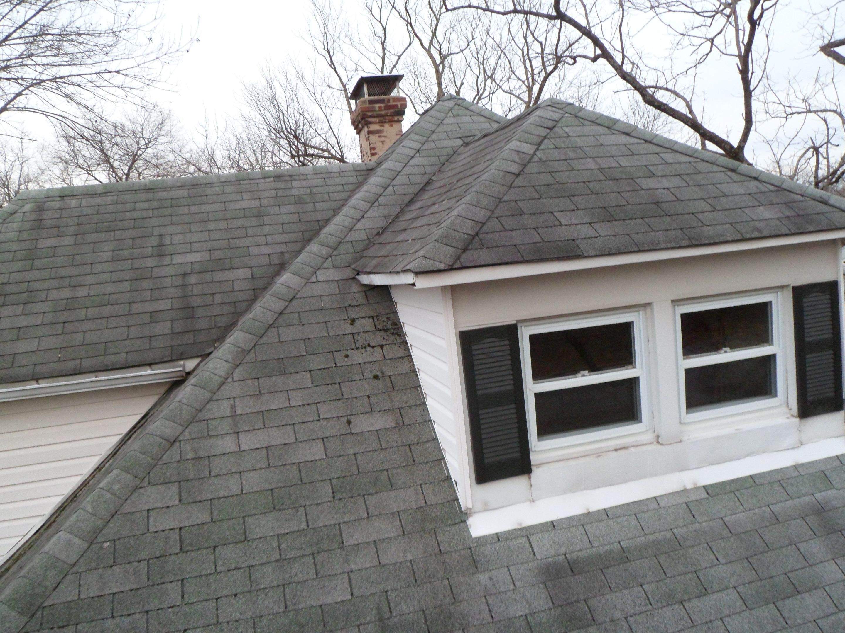Residential Roofing Installation using Max Def Pewterwood by Alpha Design Services