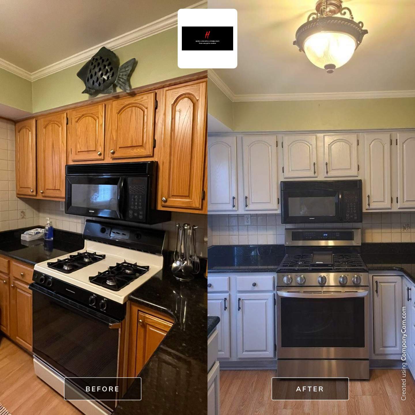 Interior Painting using Benjamin Moore by Home Concepts Construction