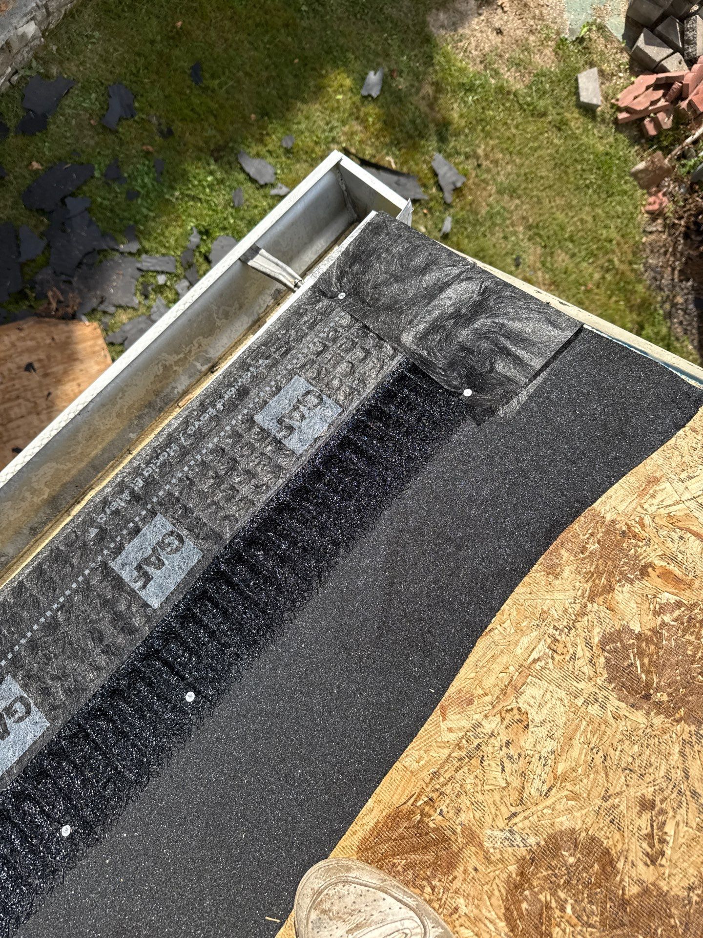 Residential Roofing Installation using GAF Timberline HDZ Barkwood by Rainstoppers Roofing