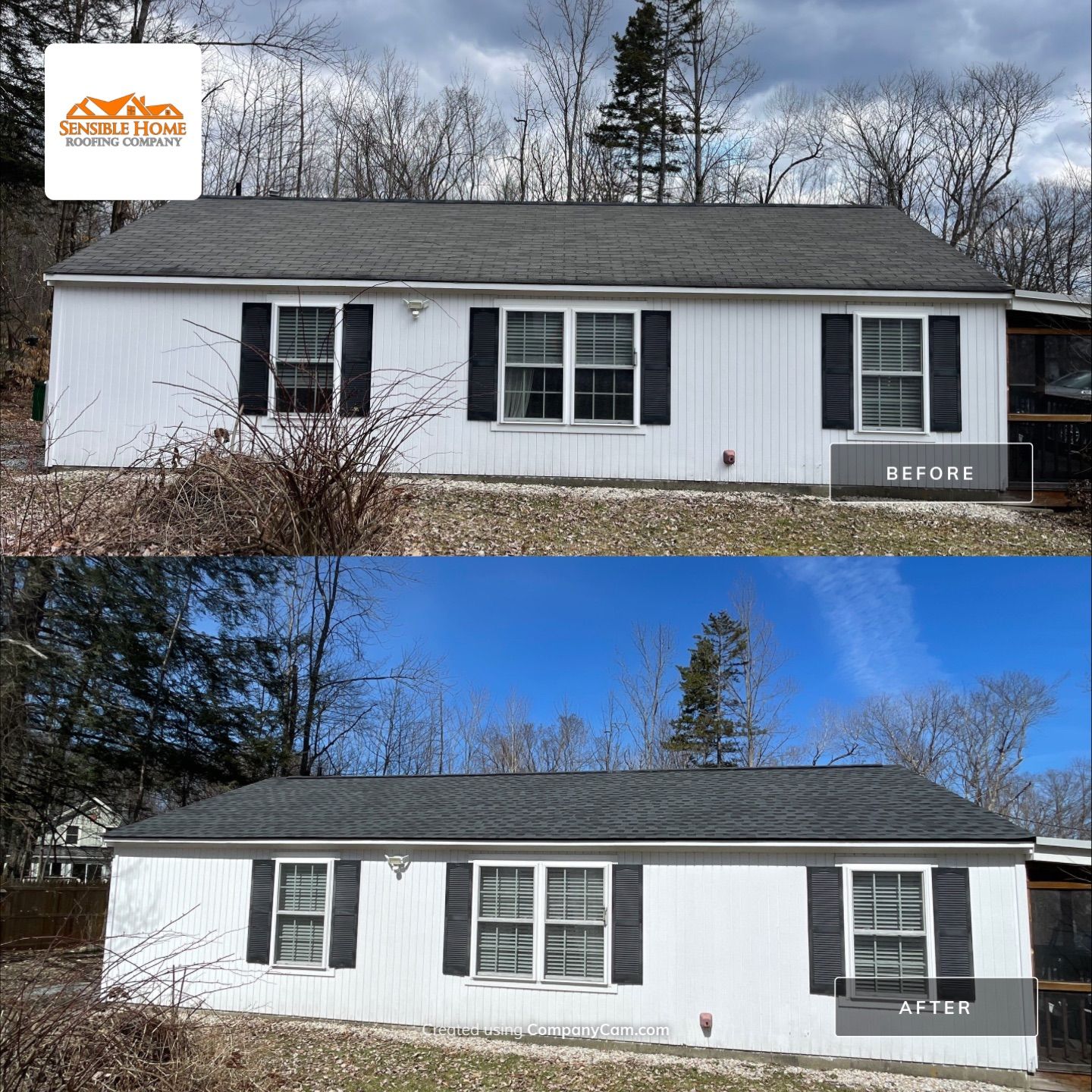 Roof Replacement with Complimentary Eave Repair by Sensible Home Solutions