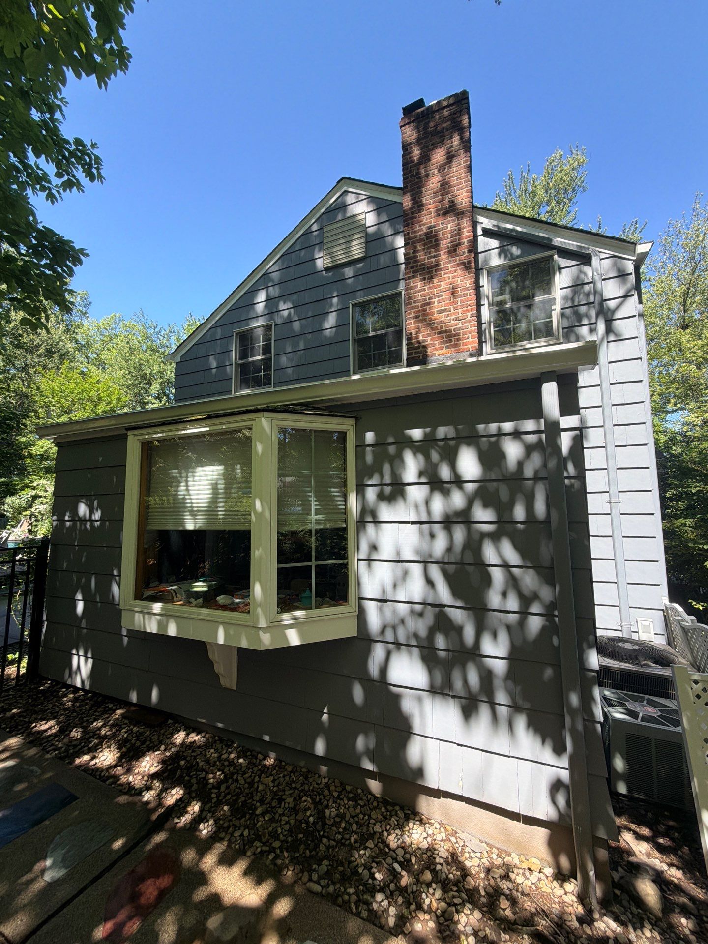 Exterior Painting and Cedar Shingle Siding Repair in Cedar Grove by Spectrum Painting, LLC