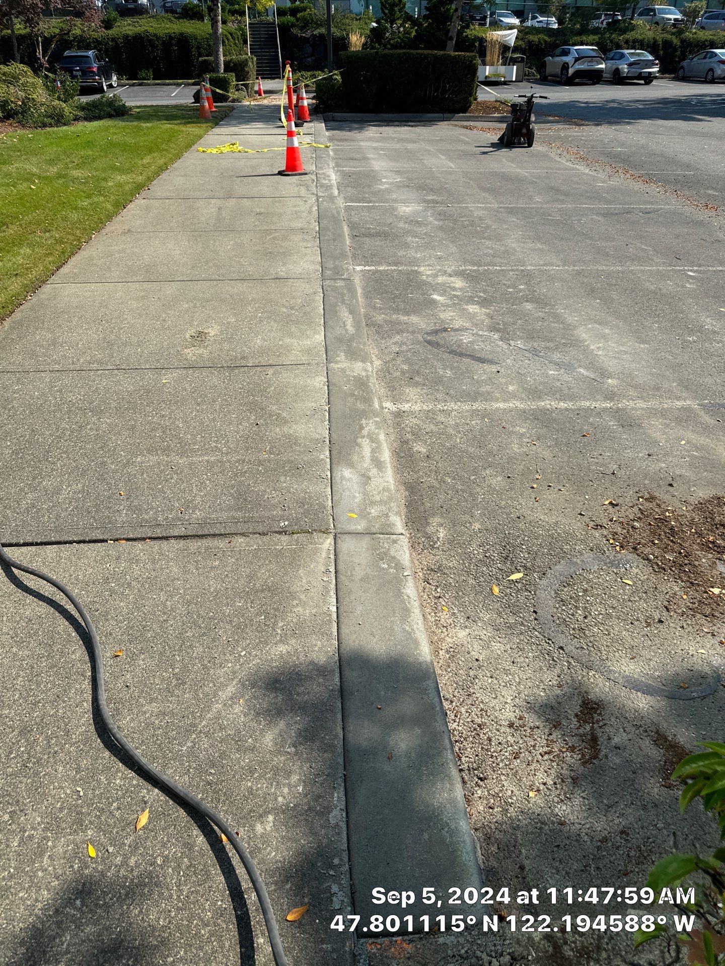 Kidder Matthews | Parking Lot Sealcoating & Striping with Concrete Curb & Patch Repairs  by Jireh Asphalt & Concrete Inc 