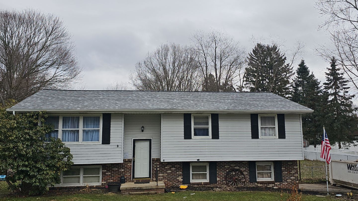 Atlas Pinnacle, Color, Coastal Granite, Drip Edge, Color, Black by Eagle Eye Roofing