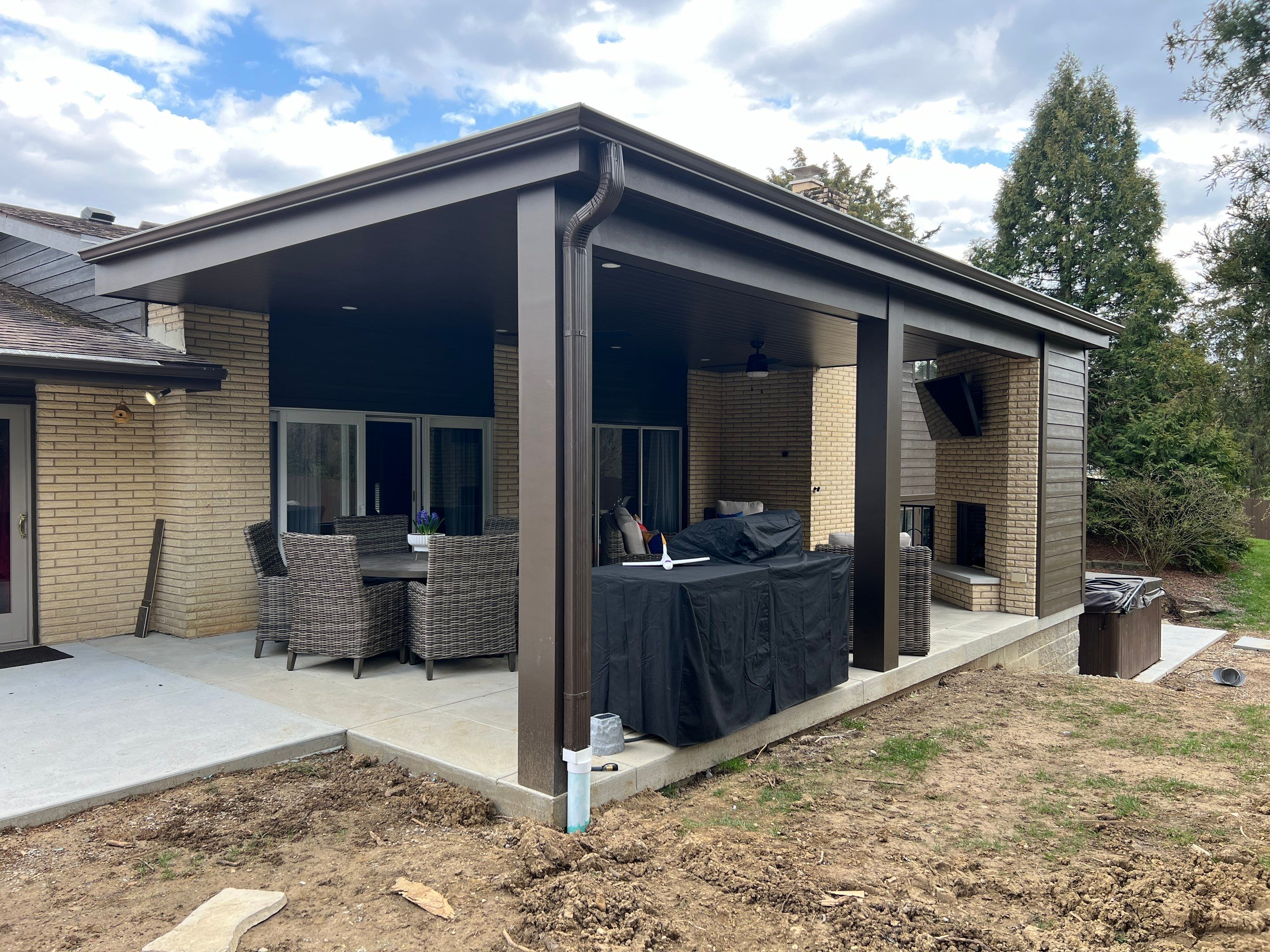 Centerville Covered Patio by Zengel Group