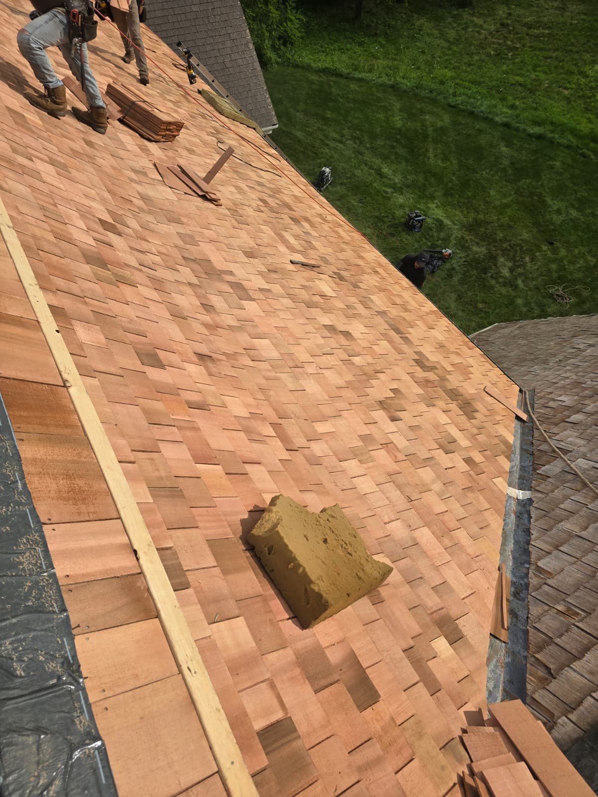 Cedar Shake Roof Restoration by Mighty Dog Roofing of Greater Middlesex County