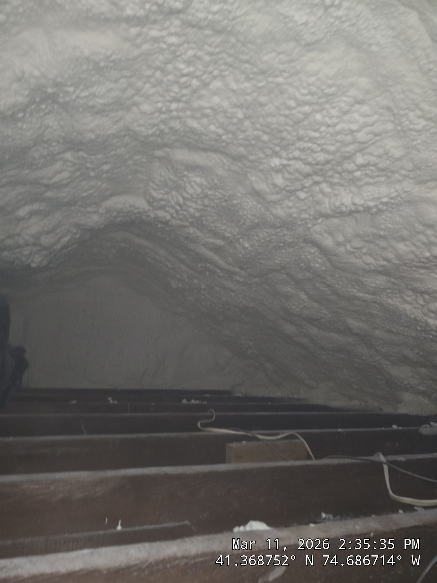 Basement Exterior Walls using Closed Cell Spray Foam by NYS Foam & Energy