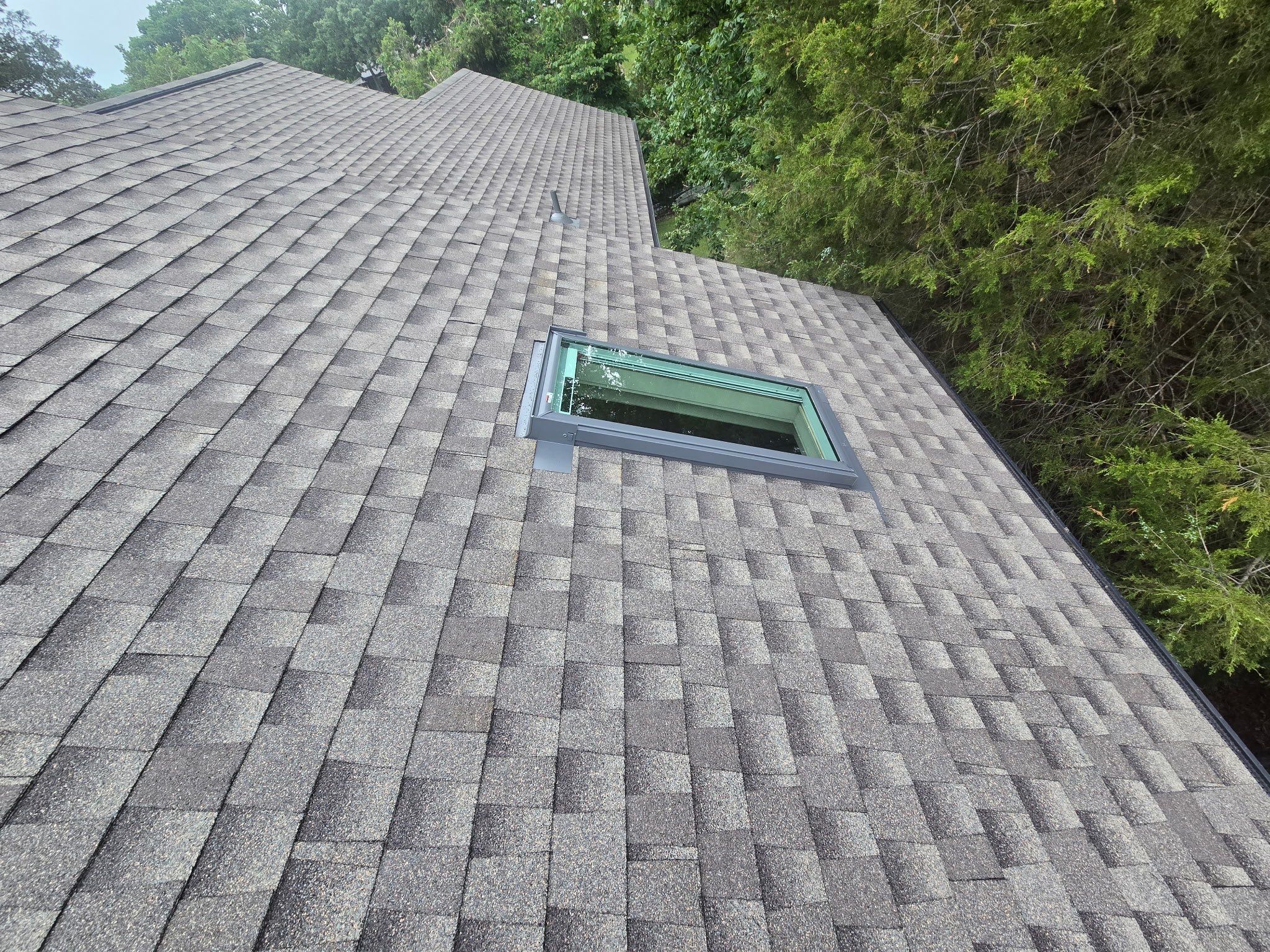 GAF Timberline HDZ Roof Replacement and Skylight Installation in Counce by Revival Roofing Services