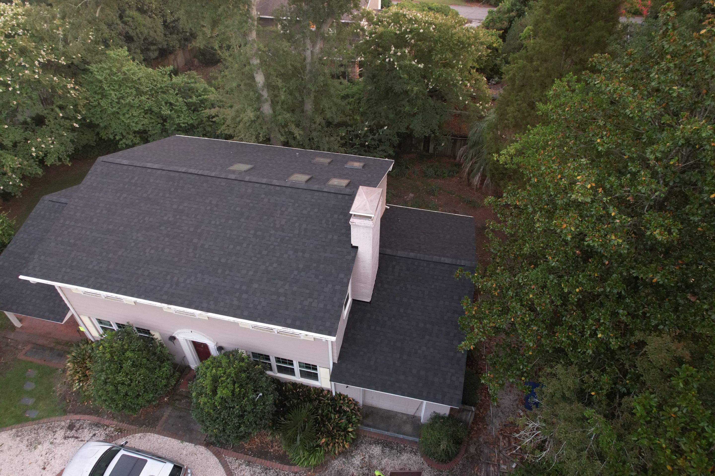 Roof Replacement- IKO Granite Black- Aiken by South Point Roofing