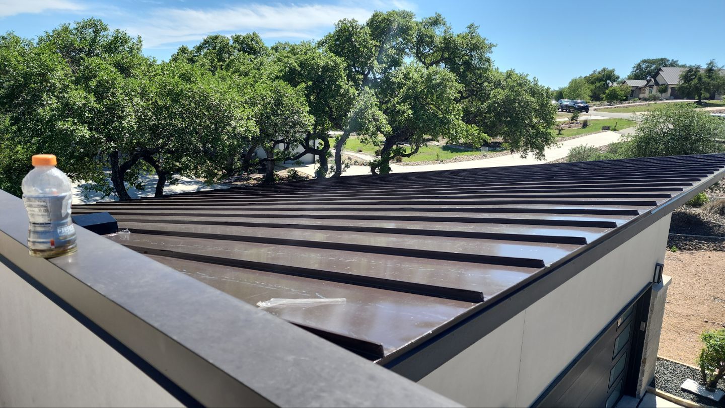 Standing Seam Custom Bent Roof by Lightning Exteriors