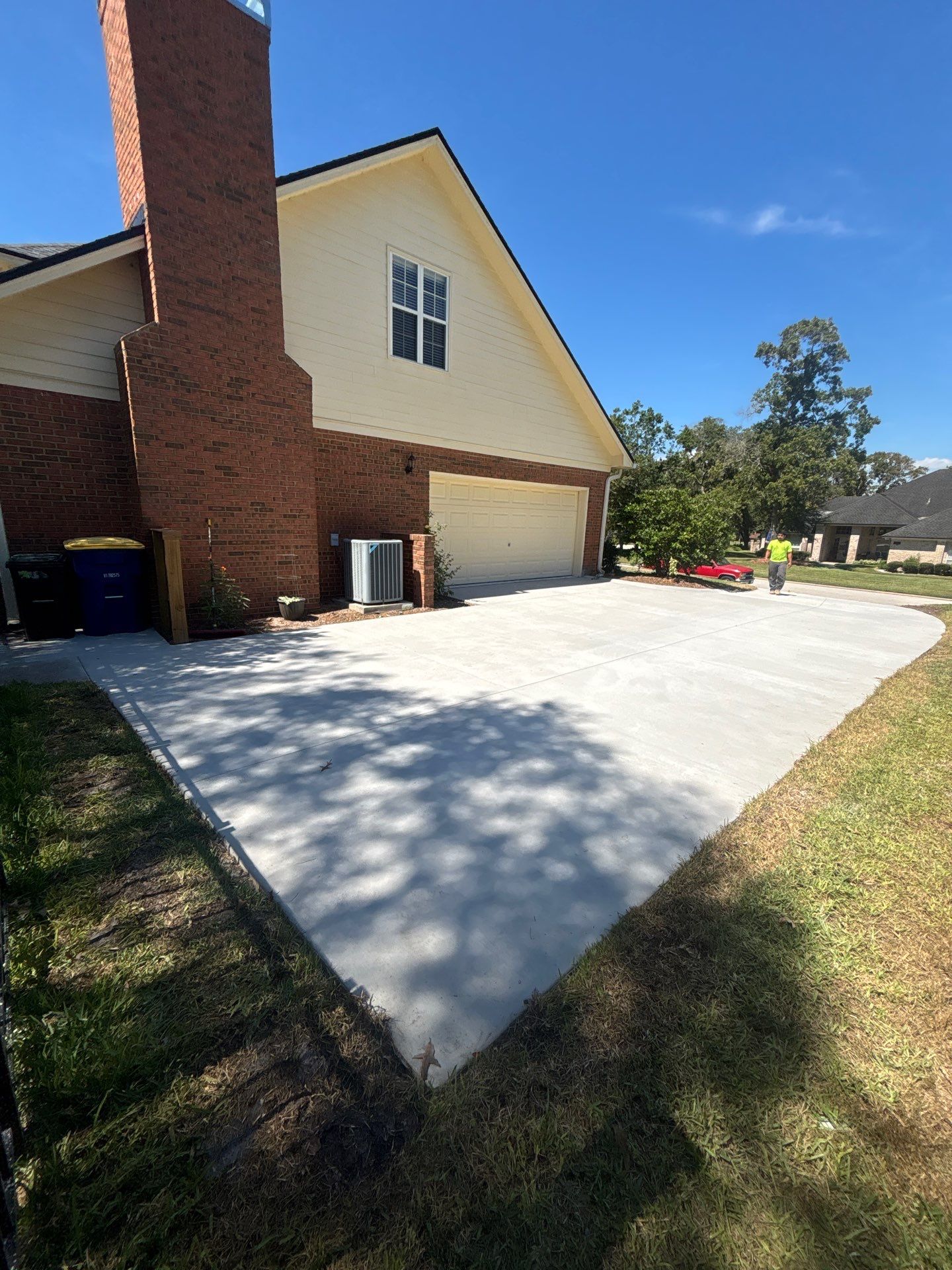Driveway Replacement ON A HILL in Jacksonville, Florida by Burlington Concrete & Asphalt Inc