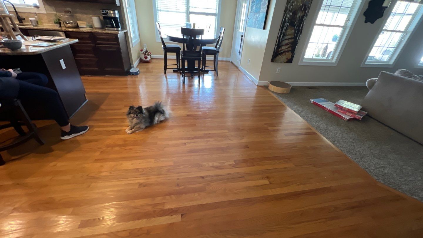 Hardwood Renewal  using Finish Em by Monster Clean