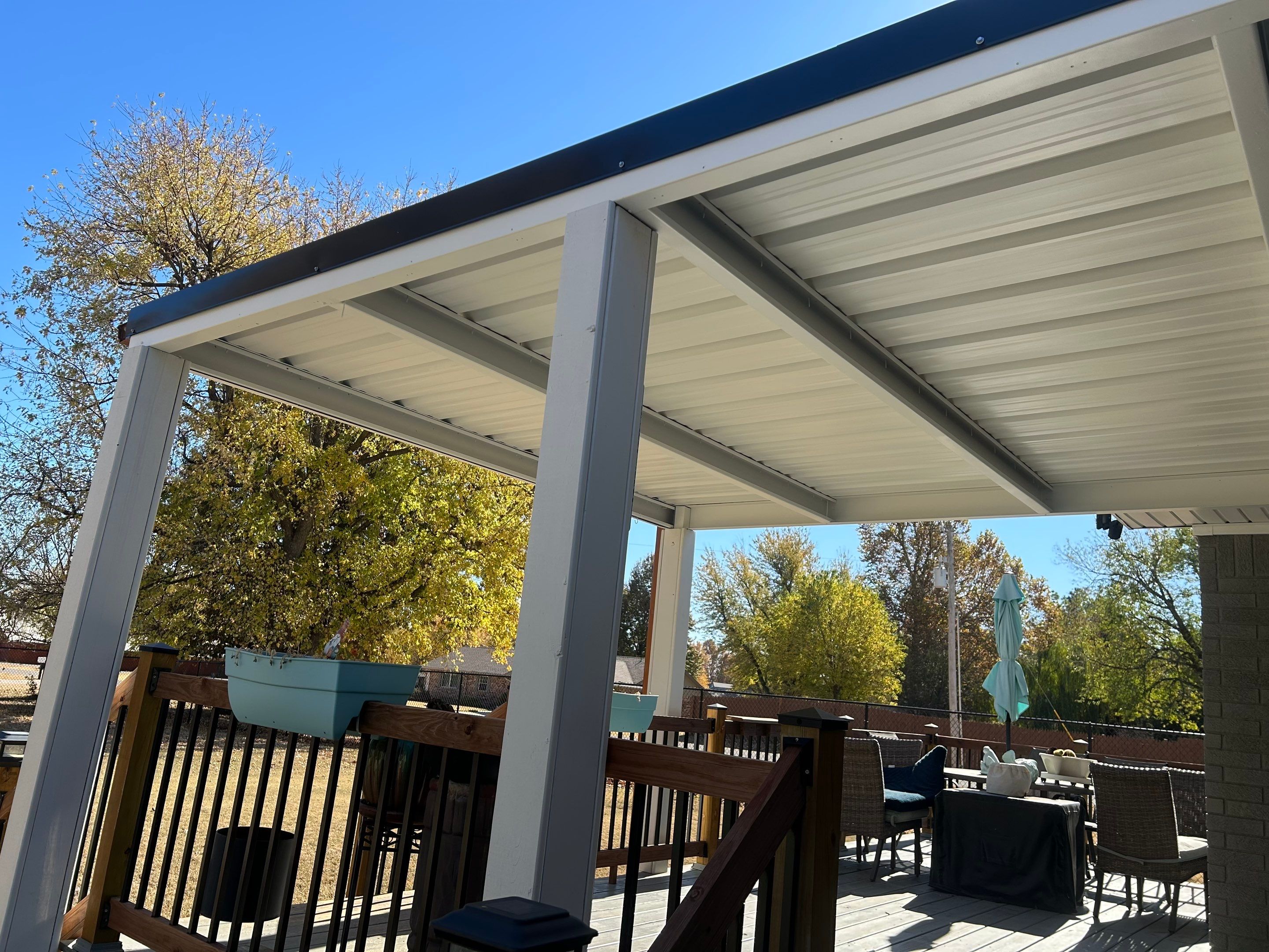 Exterior Painting on Patio Tuttle Ok by 5Coat Roofing & Construction