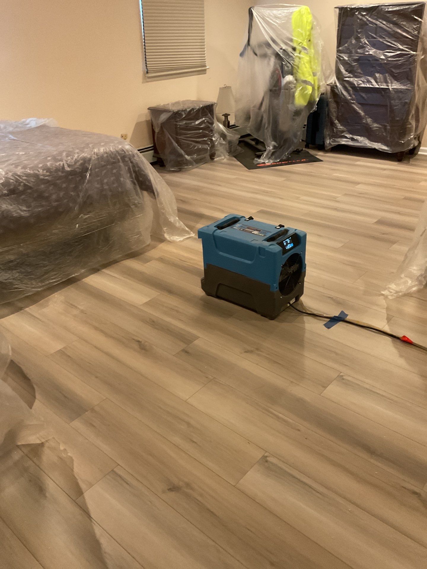 Ceiling Water Damage Mitigation and Structural Drying in Holbrook by Newhouse Restoration