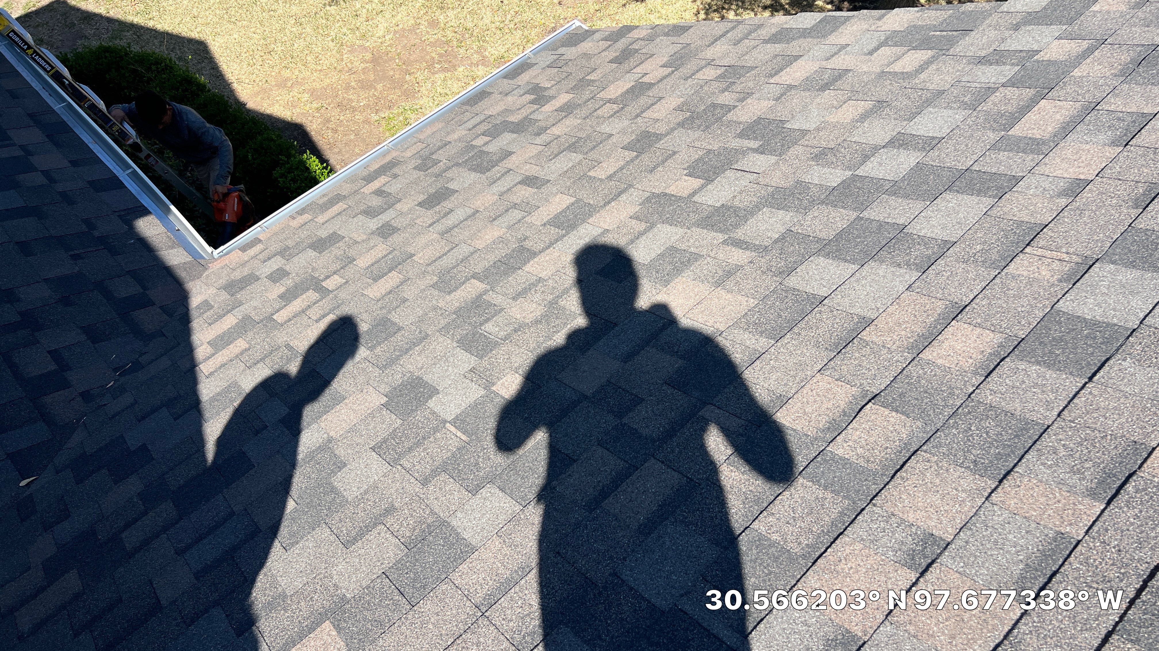 Architectural Shingle Roof Replacement and Storm Damage Restoration in Round Rock by Caliber Restoration LLC