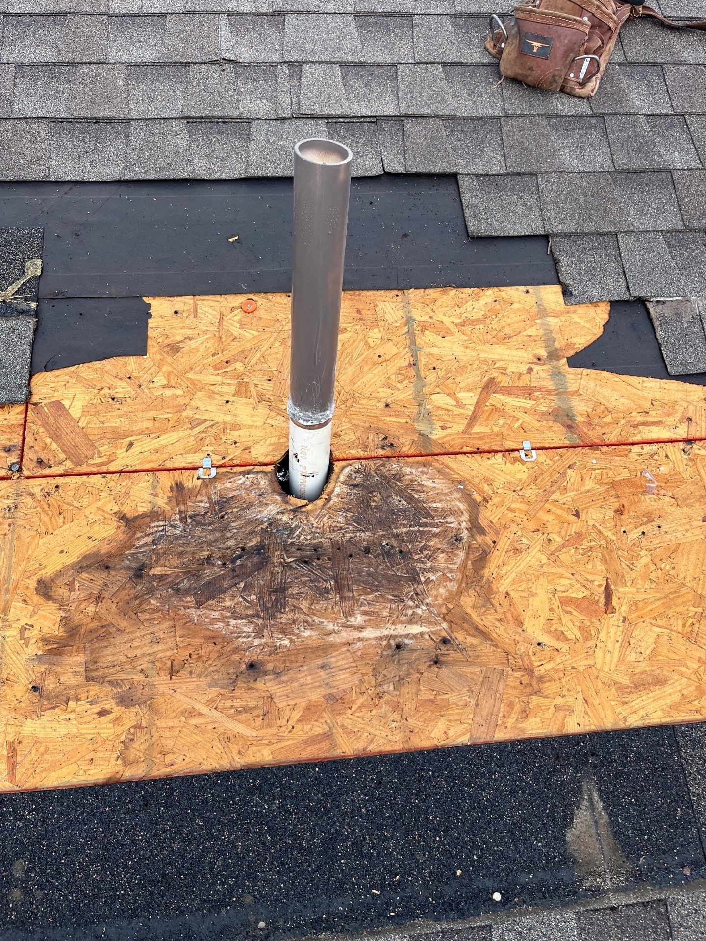 Hail Damage using Owen's Corning Duration (Lifetime) Shingles by Roof Repair Company