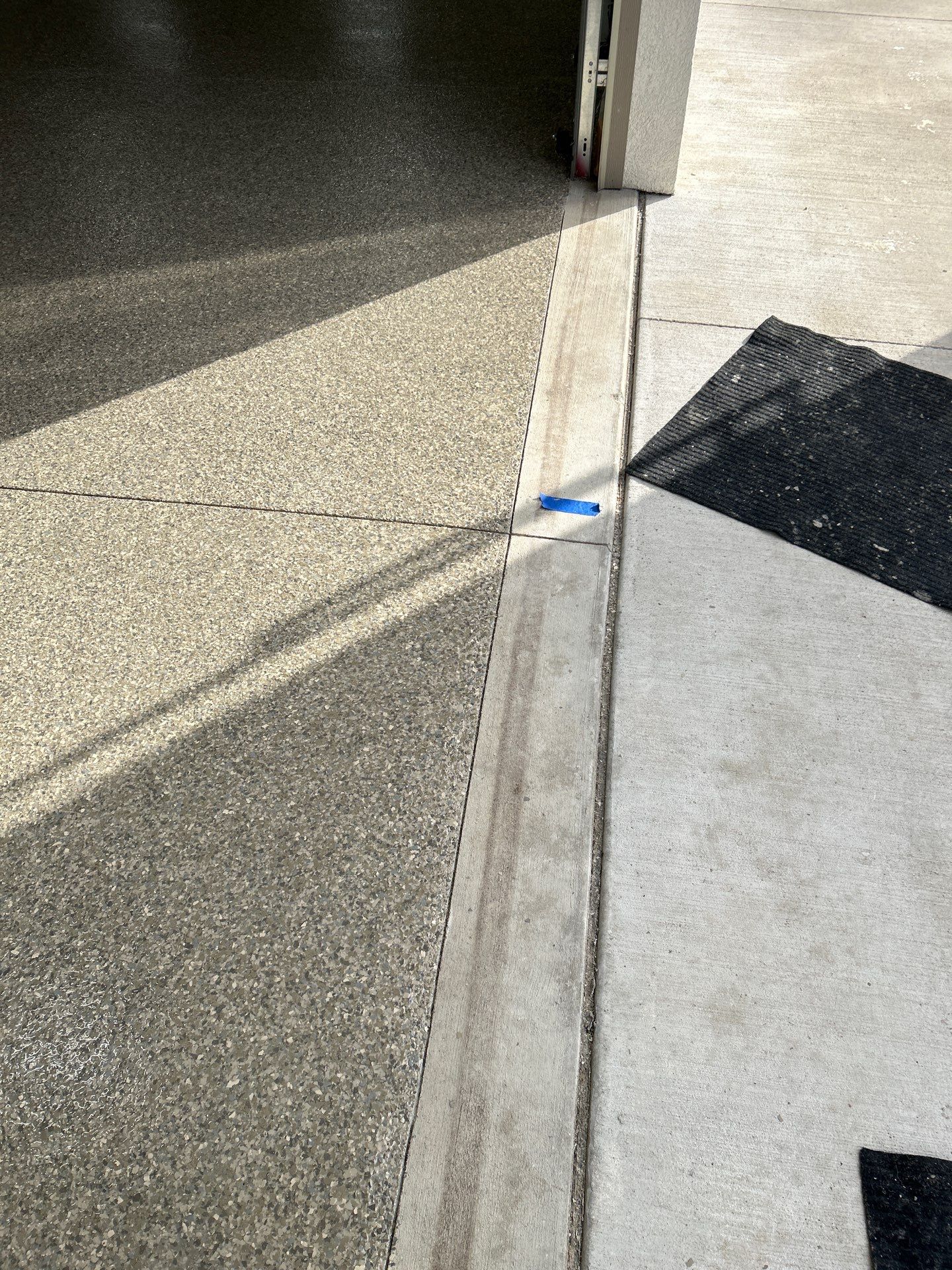 Trail Mix Garage Coating in Bristol, IN! by Innovative Spaces / Innovative Concrete Coatings